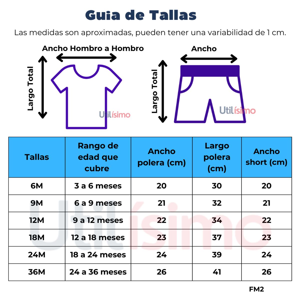 TEDMIMAK - Set 2 Piezas Conjunto Polera y Short Verano 100% Algodón Wild Child