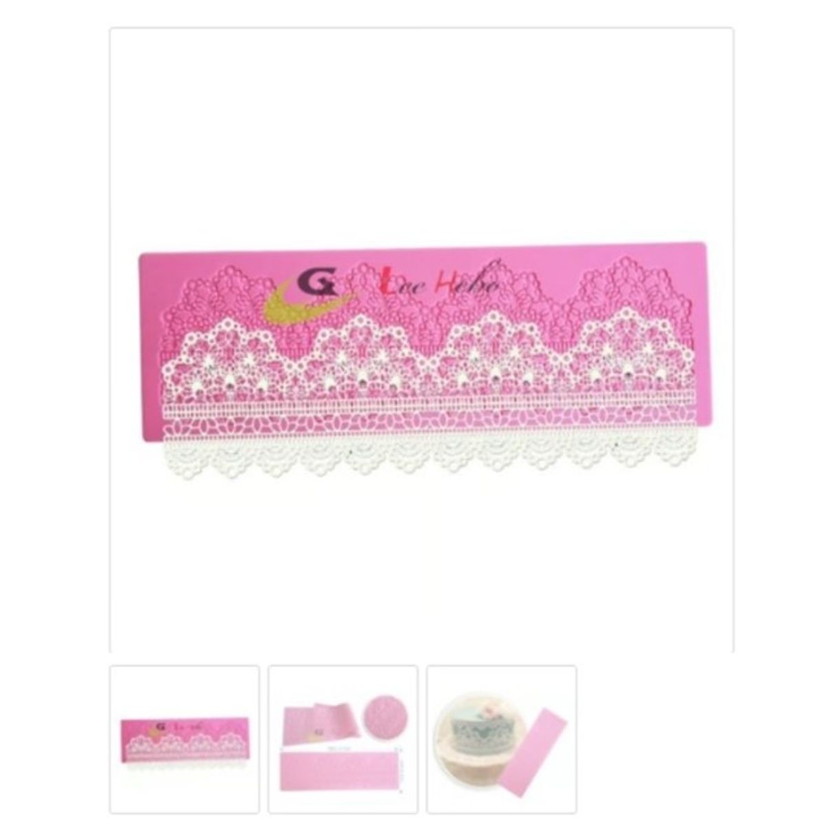 GENERICO - Molde Decoracion Reposteria Encaje Torta Joyas