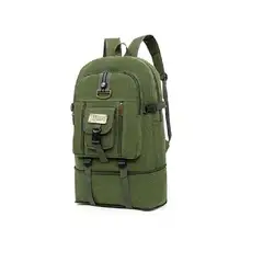 CARIBEE - Mochila Bolso Multiusos Impermeable 50 Litros Verde