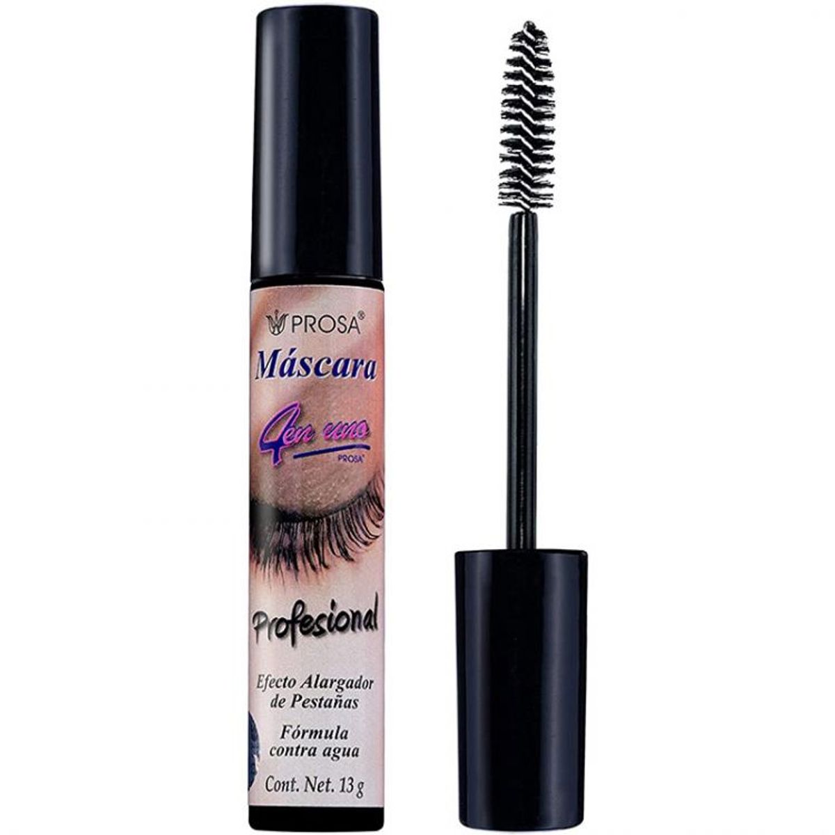 PROSA NATURAL - Mascara de Pestañas  Profesional Waterproof Prosa