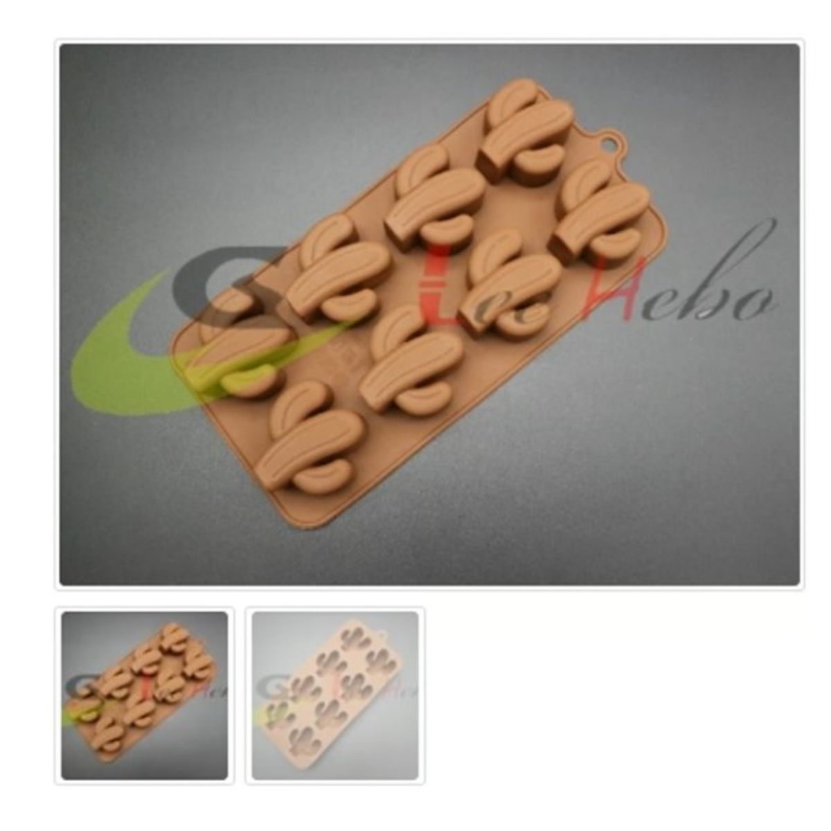 GENERICO - Molde De Silicona Molde Cactus 8 Divisiones.