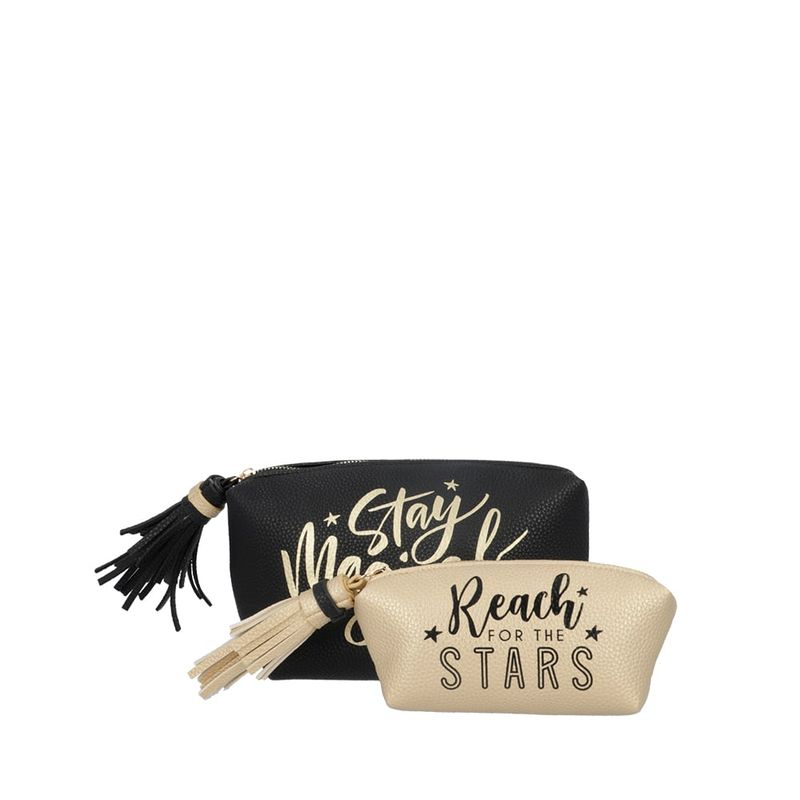 SECRET - Cosmetiquero 2 unid Secret Niza SS25 Negro