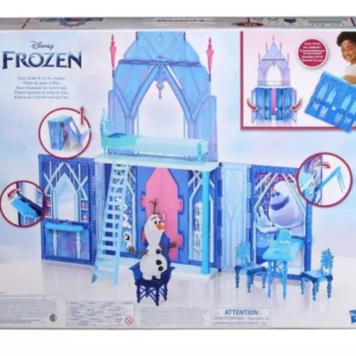 HASBRO - Frozen Disney Palacio Portatil de Hielo de Elsa