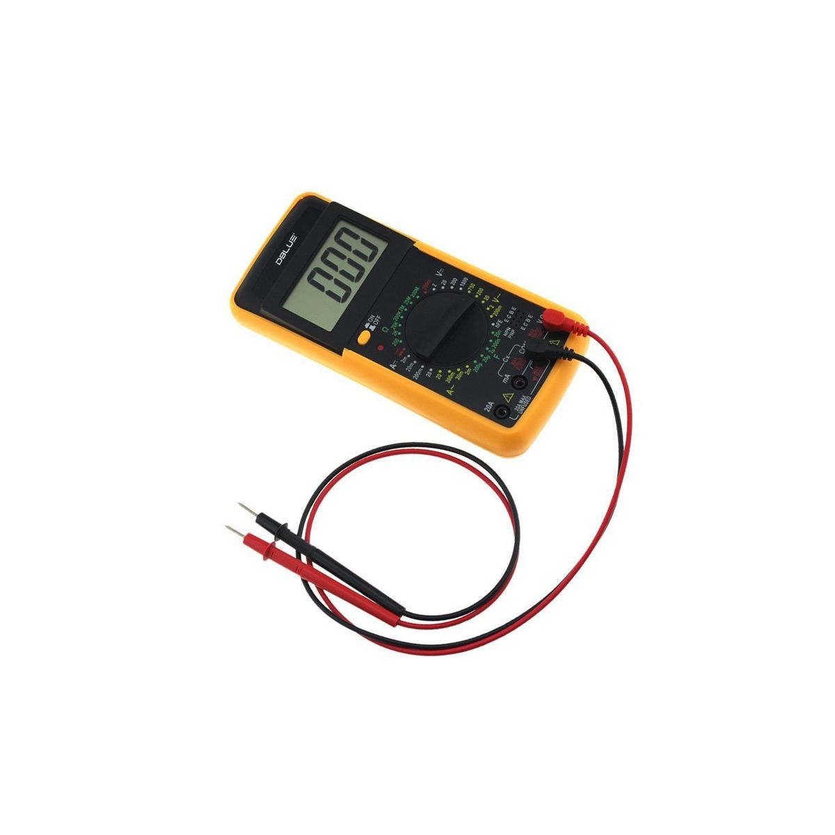 DBLUE - Multi Tester Multímetro Digital Con Pantalla Lcd - SC