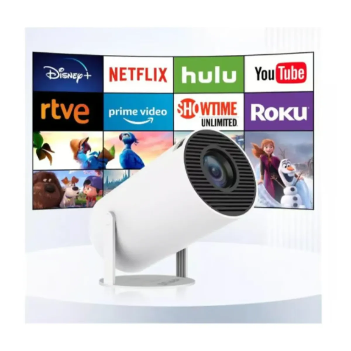 GENERICO - Mini Proyector Led Multimedia 4k Portátil Hd