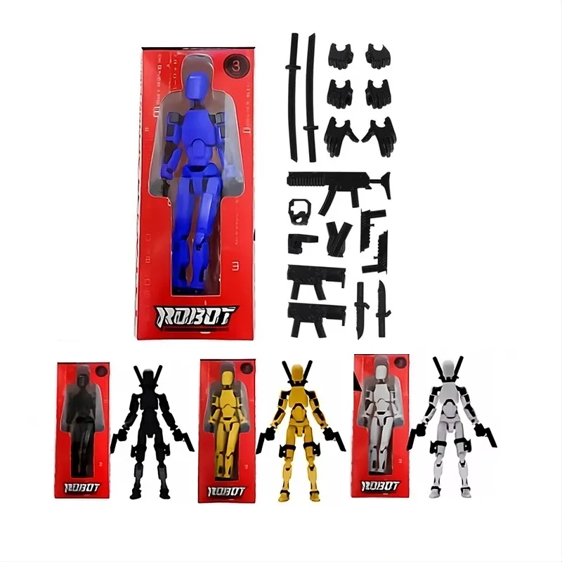 GENERICO - Misión 13 Figura Dummy 13 Set de 4 Figuras Aleatorias