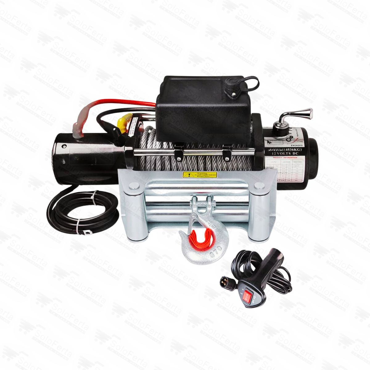 GENERICO - Winche Eléctrico 12V 12000Lbs 