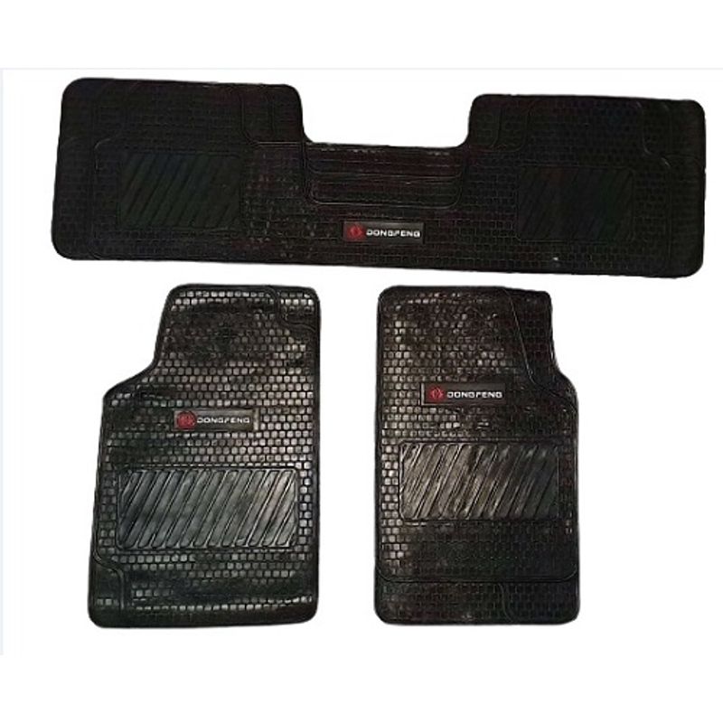 GENERICO - PISOS DE GOMA 3 PIEZAS PARA AUTOMOVIL Y CAMIONETA DONGFENG