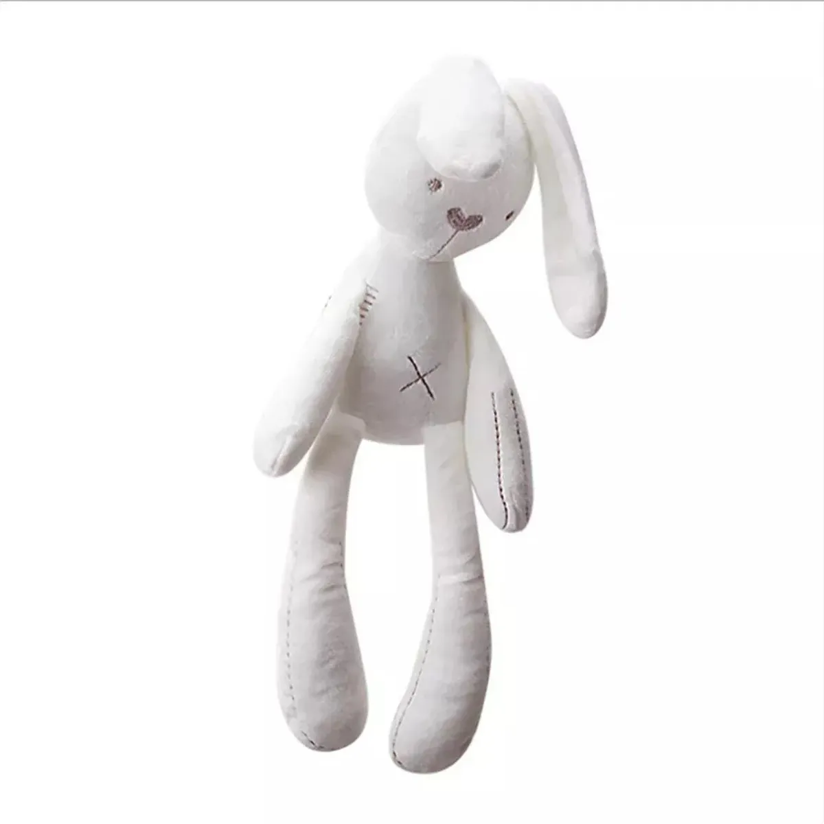 GENERICO - Conejo Blanco Peluche De Apego De Felpa Para Niños Bebes