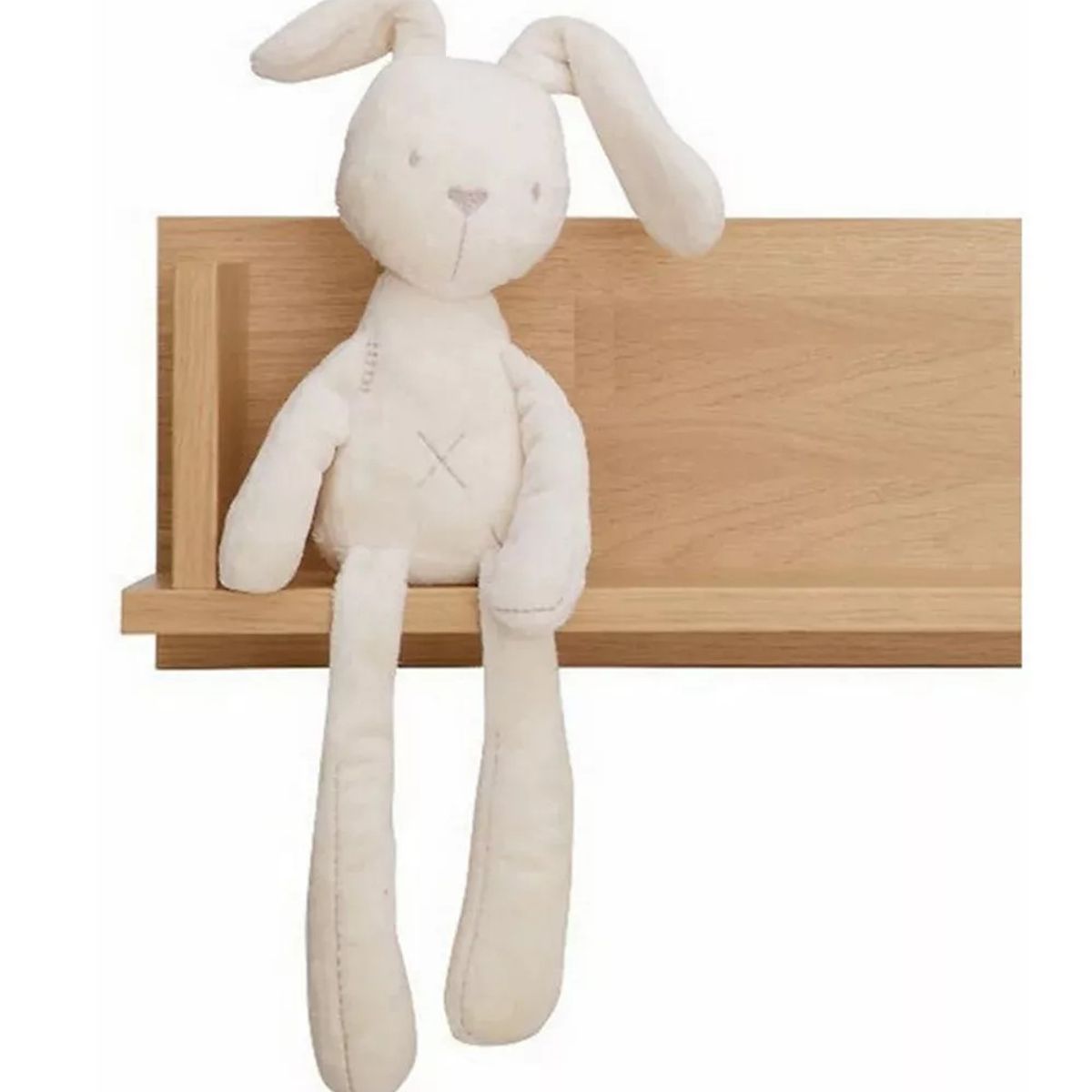 GENERICO - Conejo Blanco Peluche De Apego De Felpa Para Niños Bebes