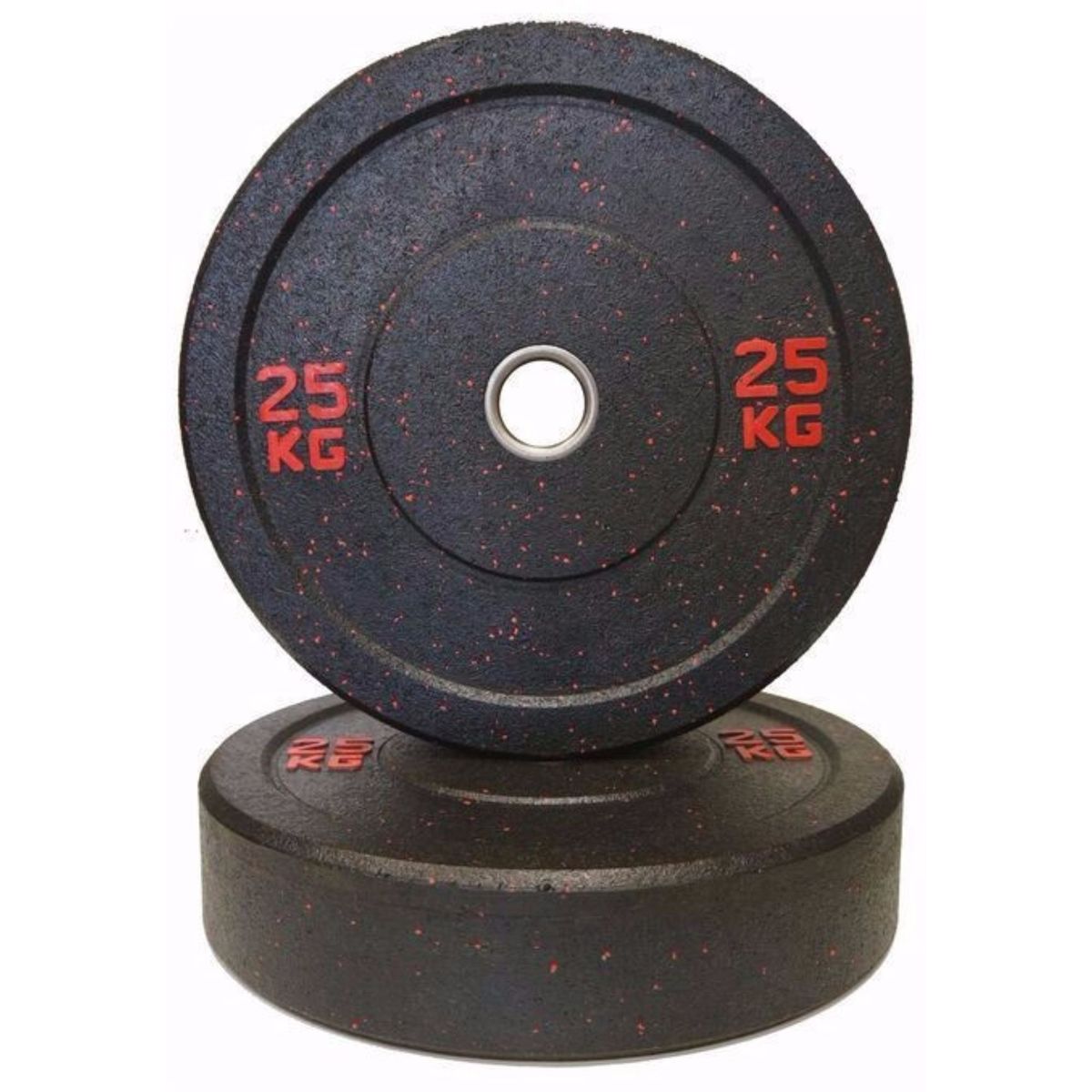 GENERICO - Disco Olímpico Hi-Temp Bumper Revestimiento de caucho 25 Kg