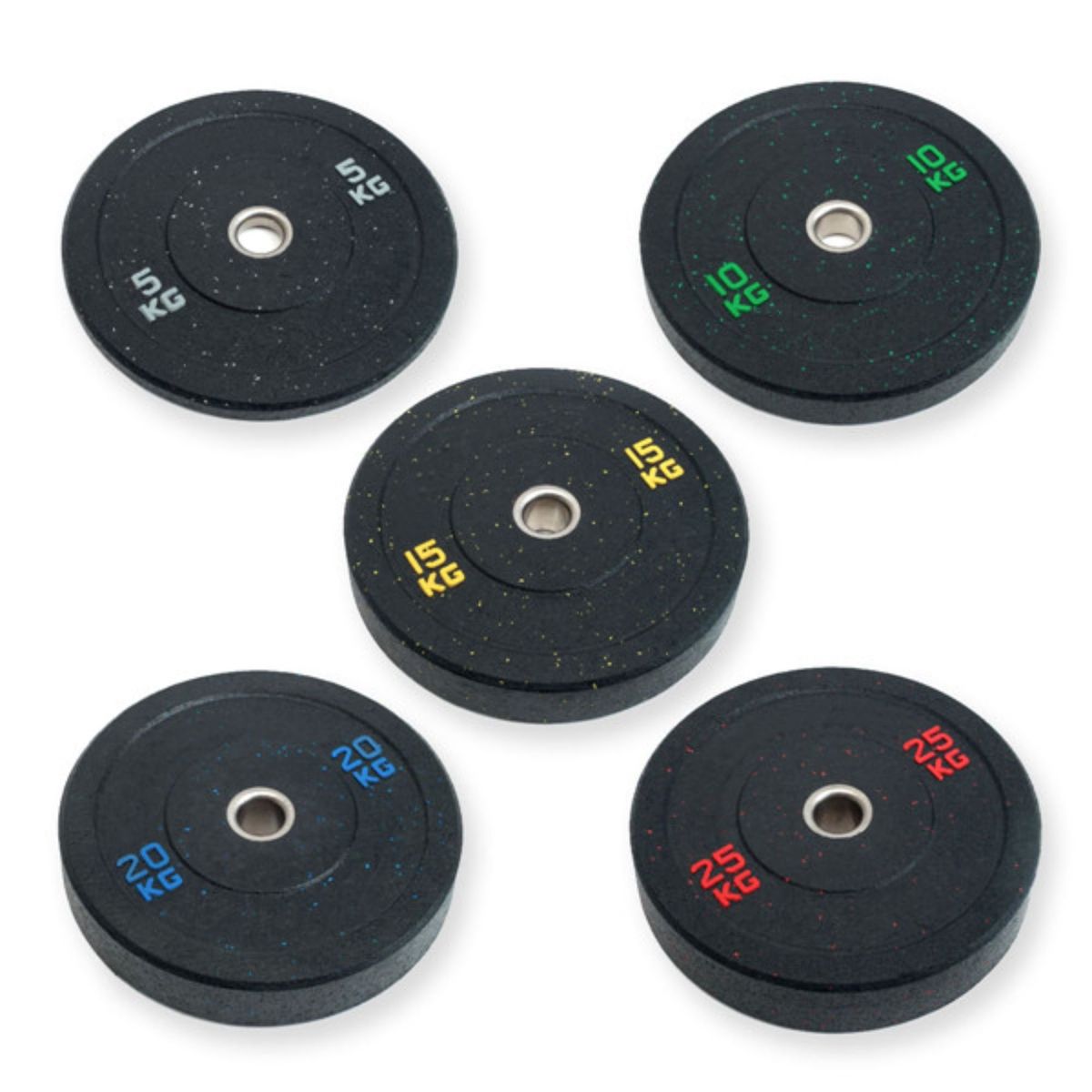 GENERICO - Disco Olímpico Hi-Temp Bumper Revestimiento de caucho 25 Kg