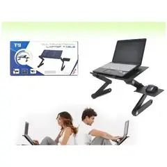 GENERICO - Mesa Plegable Portátil para Notebook con VentiladoresT9
