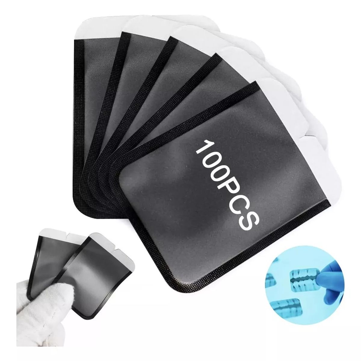 KUANGYE - 100unids Bolsas Protectoras Desechables Para Placa De Fósfor