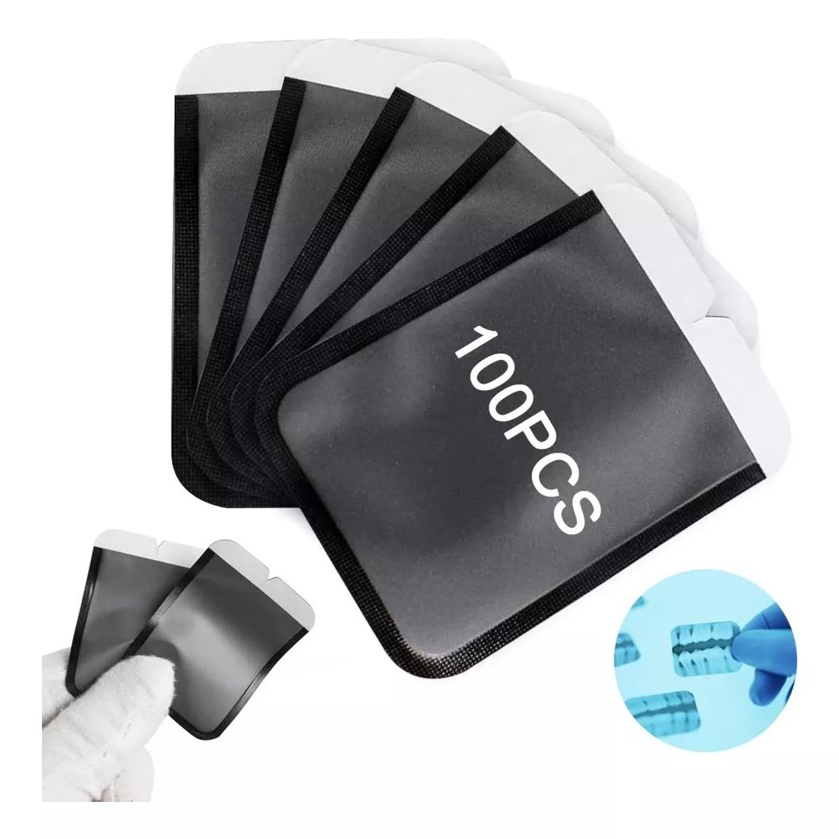 KUANGYE - 100unids Bolsas Protectoras Desechables Para Placa De Fósfor