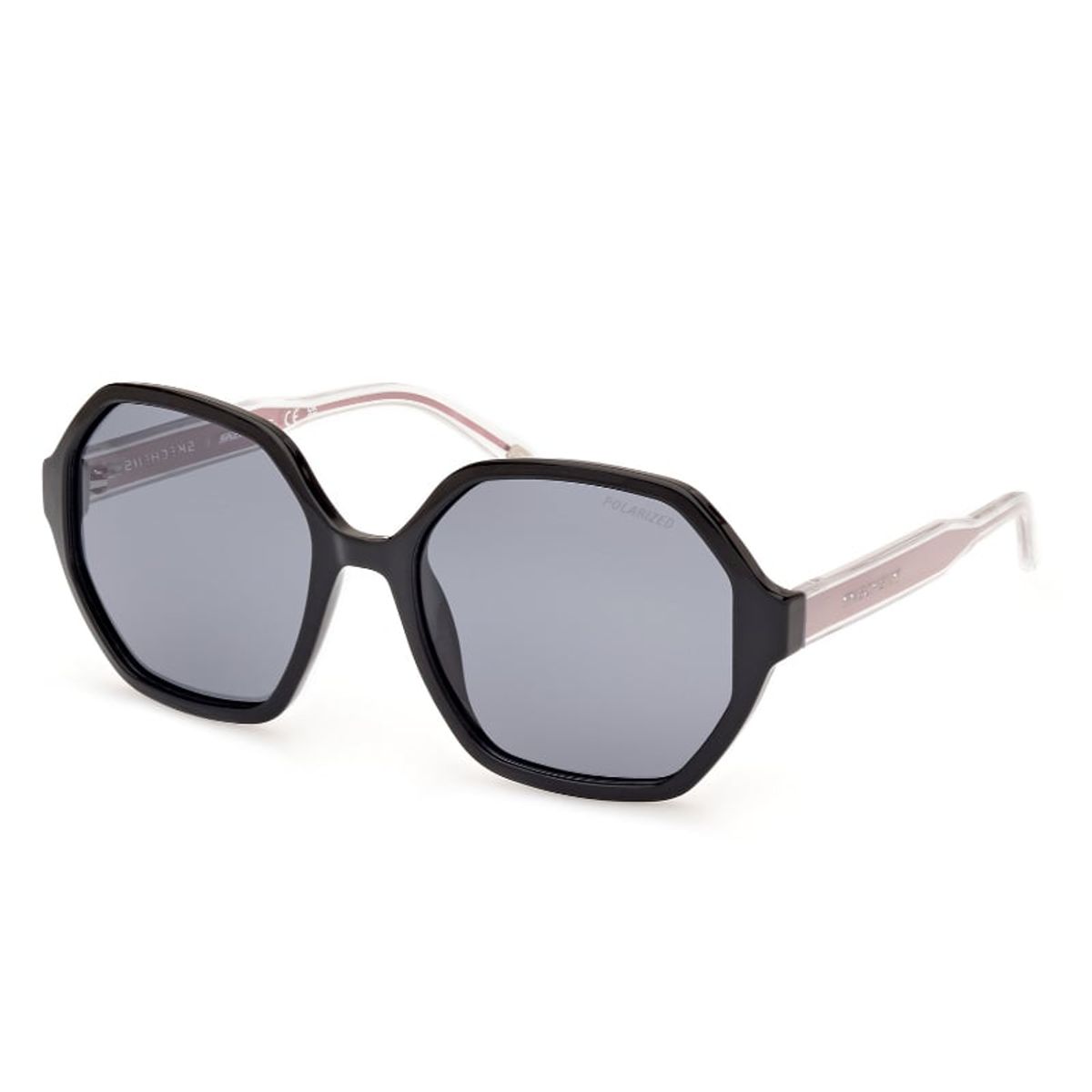 SKECHERS - Lentes de Sol Negro Brillante Polarizados Skechers