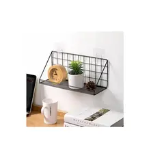 GENERICO - Organizador Repisa Flotante Multiuso Adhesivo Acero Inox Black