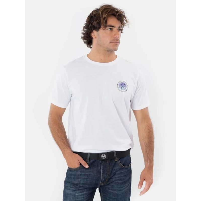 MAUI AND SONS - Pack Polera Cinturon Fantastic Blanco Hombre Maui And Sons
