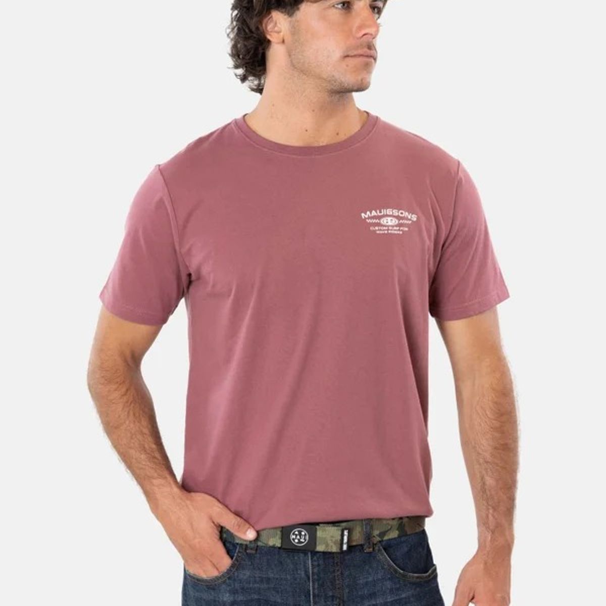 MAUI AND SONS - Pack Polera Cinturon Stardust Rojo Hombre Maui And Sons