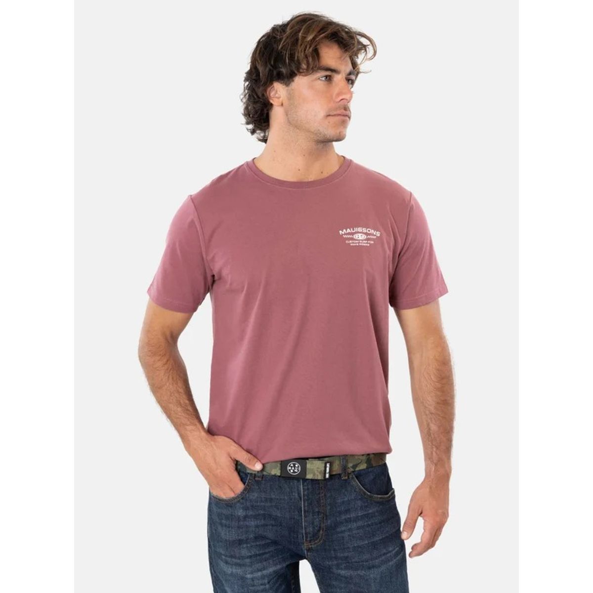 MAUI AND SONS - Pack Polera Cinturon Stardust Rojo Hombre Maui And Sons