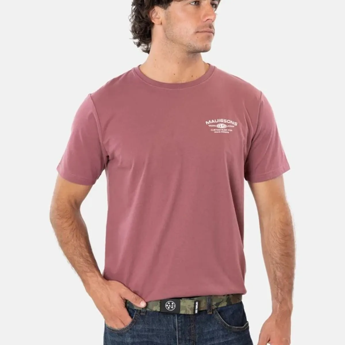 MAUI AND SONS - Pack Polera Cinturon Stardust Rojo Hombre Maui And Sons