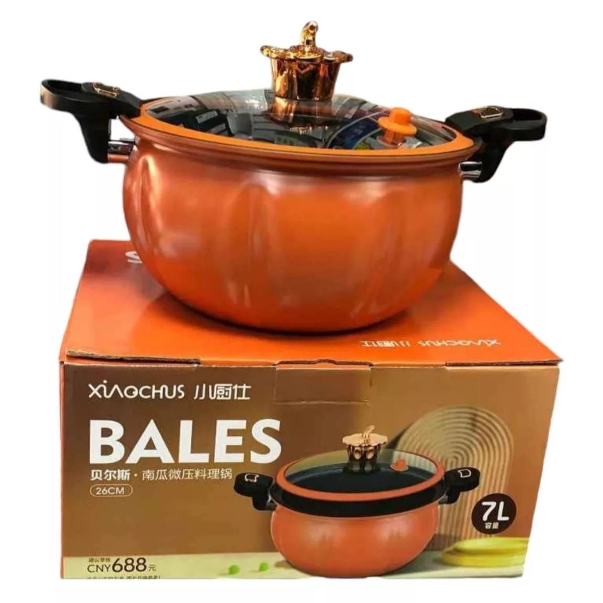 GENERICO - Microolla A Presion Antiadherente Para Sopa Y Guiso Cap 7lt