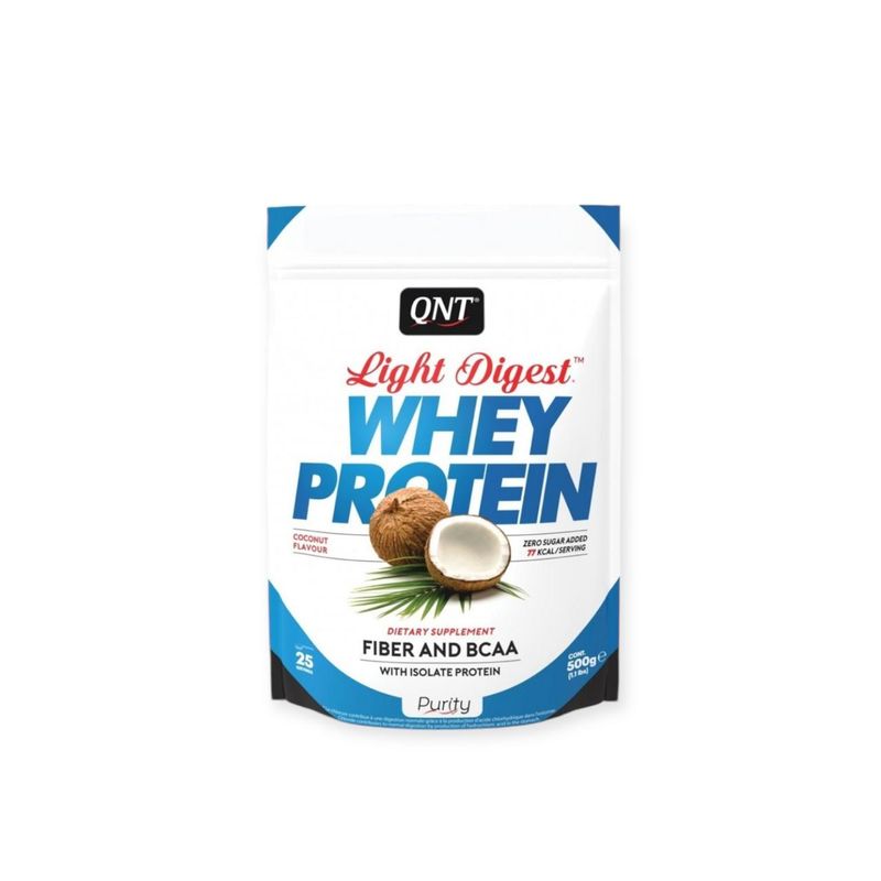 QNT - PROTEINA WHEY LIGHT DIGESTY COCONUT 500GR - QNT