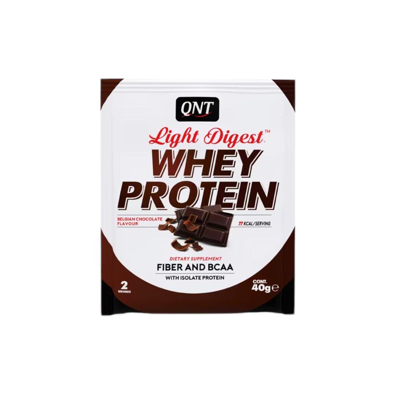 QNT - PROTEINA WHEY LIGHT DIGESTY CHOCOLATE BELGA 40 GR - QNT