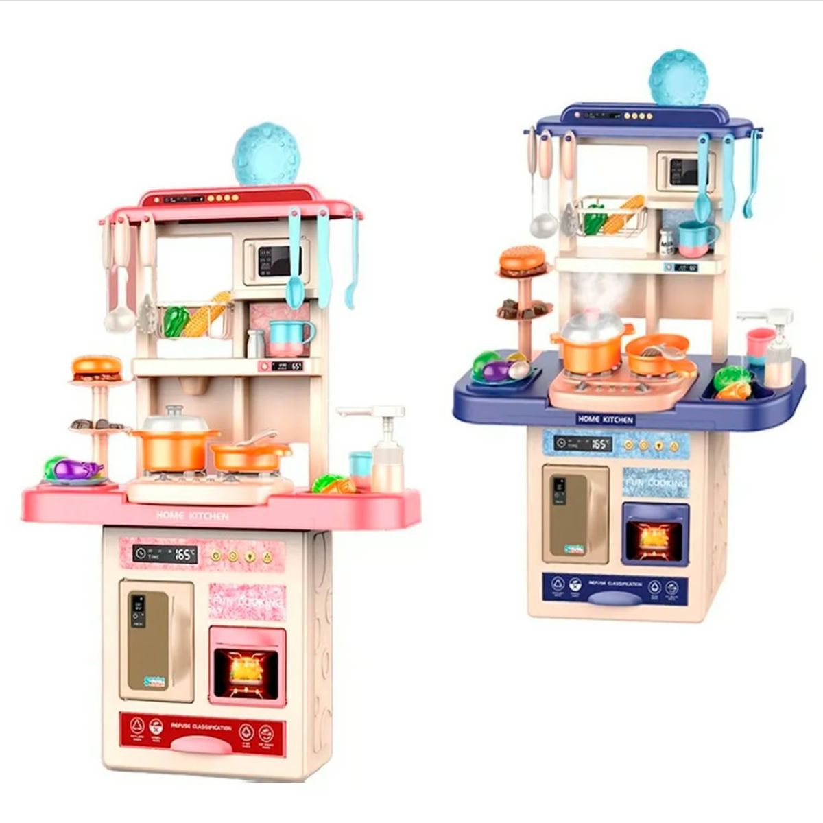 GENERICO - Set de Cocina Juguete Con Luz Sonido Agua Vapor Y Mas 70 Cm.