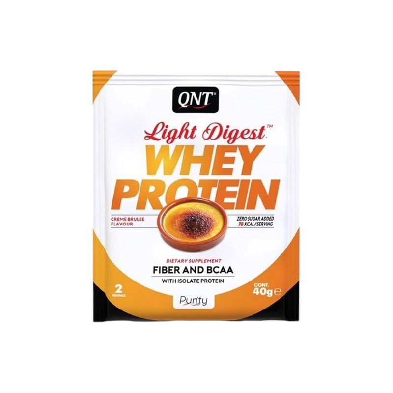 QNT - PROTEINA WHEY LIGHT DIGESTY CREME BRULEE 40 GR - QNT