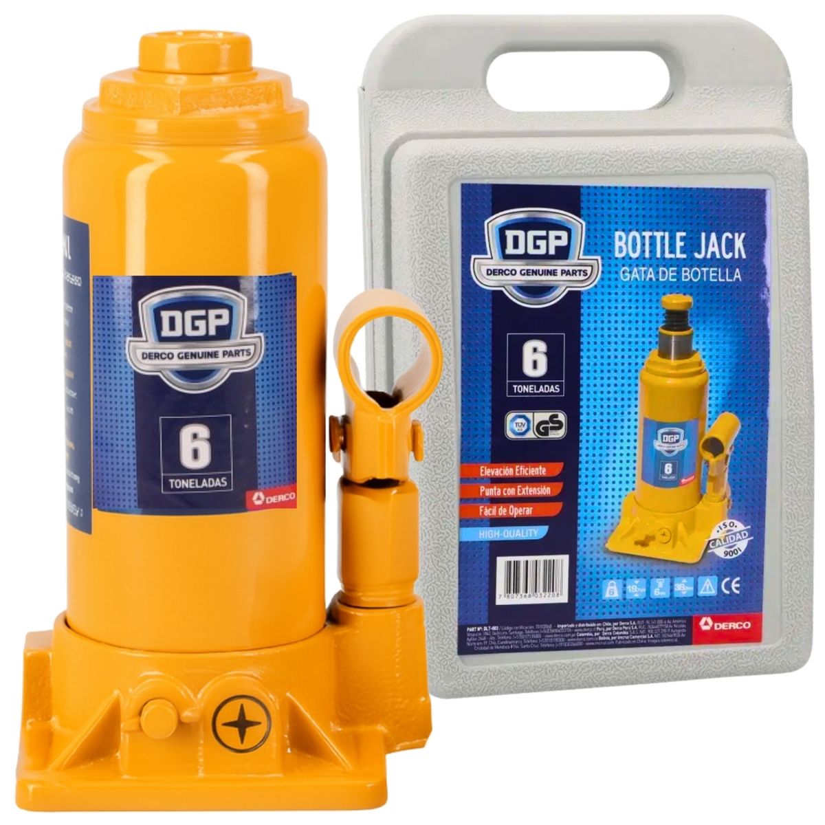 DGP - Gata Hidráulica Botella 6 Toneladas Dgp
