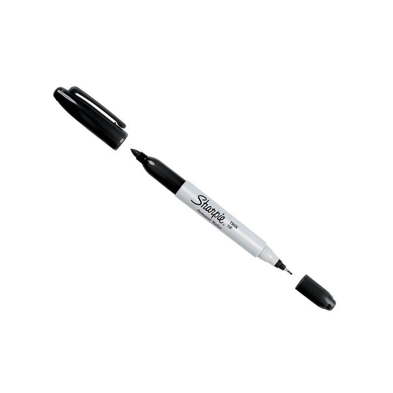 SHARPIE - Marcador Permanente Sharpie Doble Punta Negro