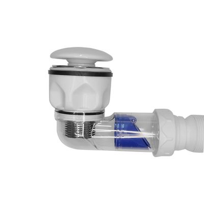 Imagen 2 del producto Desagüe universal con tubo sifón fexible para lavamanos WY30 Blanco