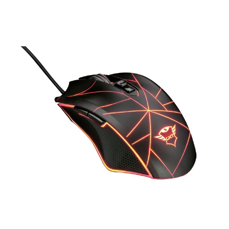 TRUST - Mouse Gamer Rgb Trust Gxt 160 Ture 4000 Dpi - Negro
