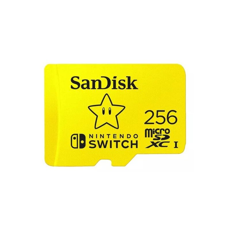 SANDISK - Tarjeta microSDXC SanDisk 256GB Nintendo Switch 100MBs