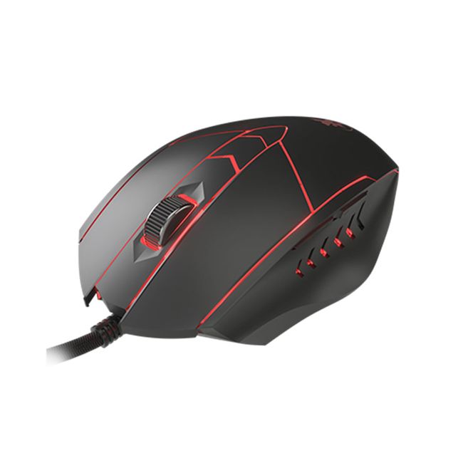 XTECH - Mouse Gamer XTech STAUROS 6 Botones 7200dpi Negro XTECH