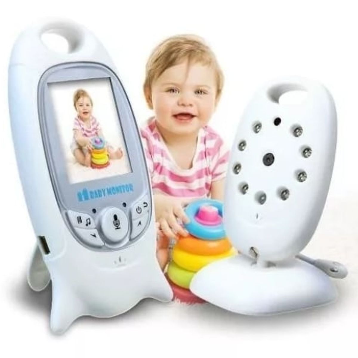 GENERICO - Cámara Monitor De Bebe Con Micrófono Y Visión Nocturna