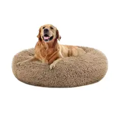 GENERICO - Cama antiestrés 110 cms Café Claro para Razas Grandes