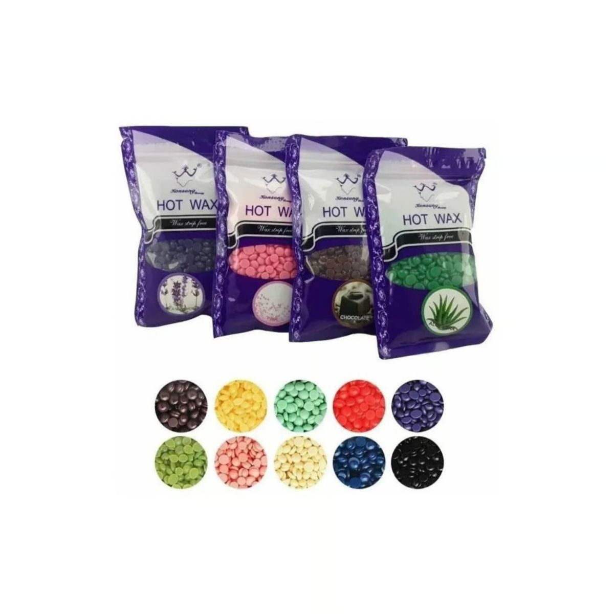 GENERICO - Cera Elástica Depilatoria Granulada 500 Gr Pellets