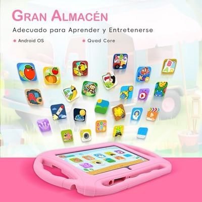 Imagen 2 del producto Tablet Niños con Control Parental 32GB 7 - Rosa