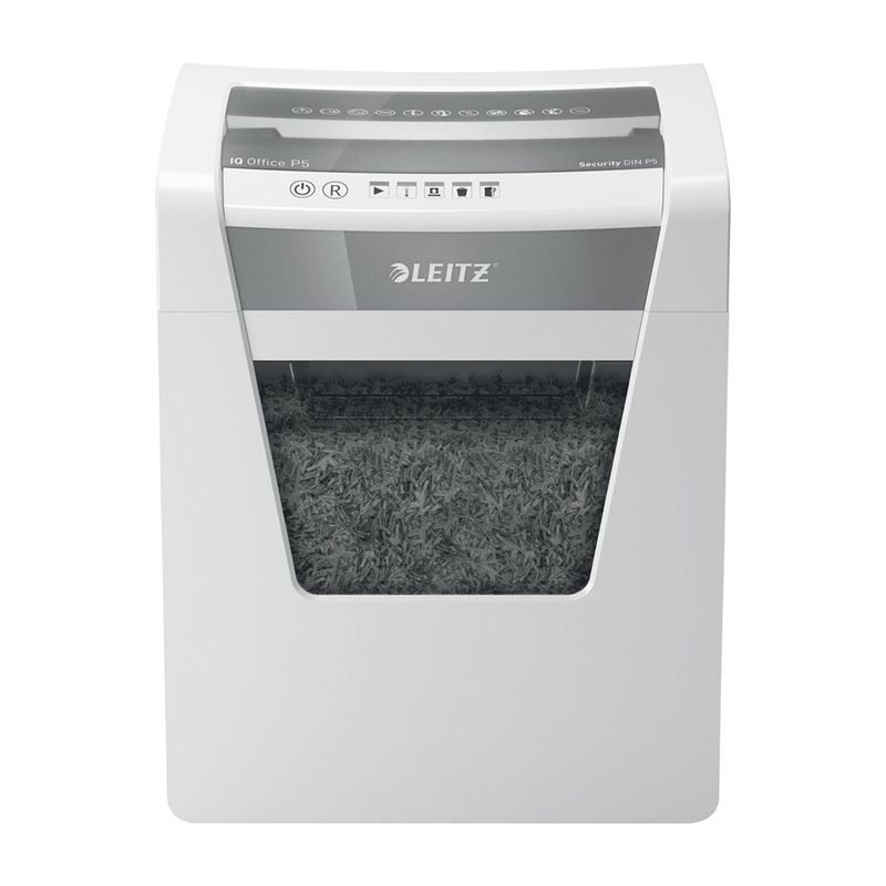 LEITZ - Trituradora Leitz IQ Office Microcorte 2x15mm P5 10 Hojas 23L