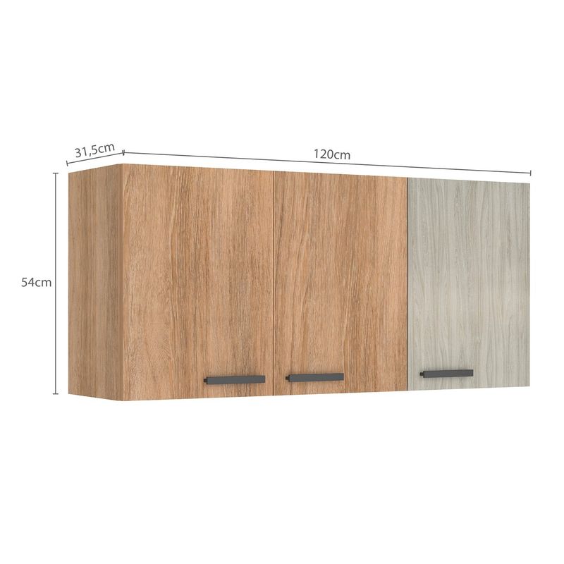 VEKKAHOME - MUEBLE AEREO MIA 12O CM
