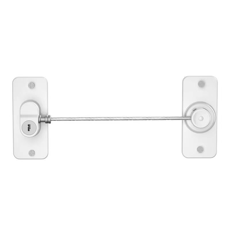 GENERICO - Cerradura Para Seguridad Multifuncional Color Blanco