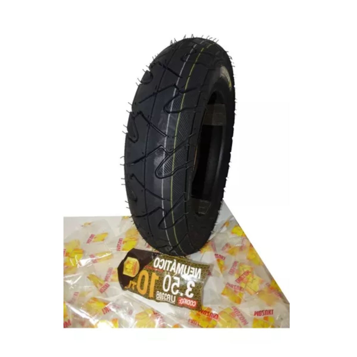 GENERICO - 350-10 Tl Ur330b Neumatico Moto Mozuki 8pr