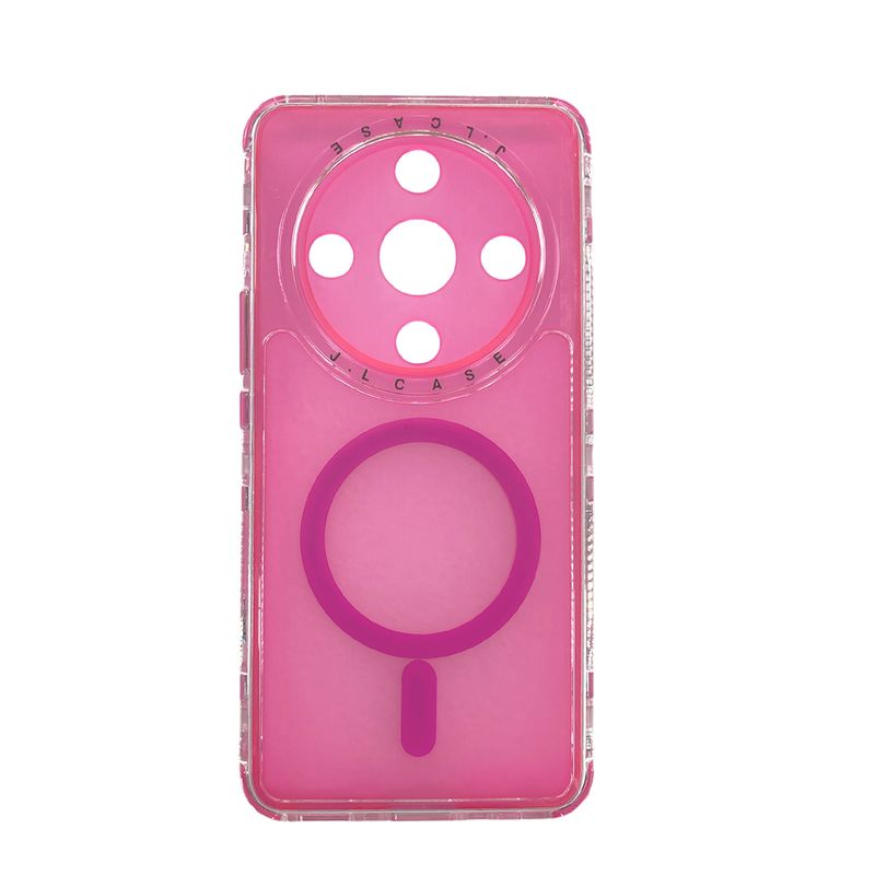 JOIGO - Carcasa Antigolpe 360 Para Honor Magic 6 Lite Magsafe Fucsia