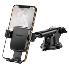UGREEN - SOPORTE CELULAR AJUSTE POR GRAVEDAD CON VENTOSA AUTOMOVIL LP200