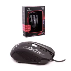 ULTRA - Mouse Alámbrico X 5 Retro Iluminado Gaming