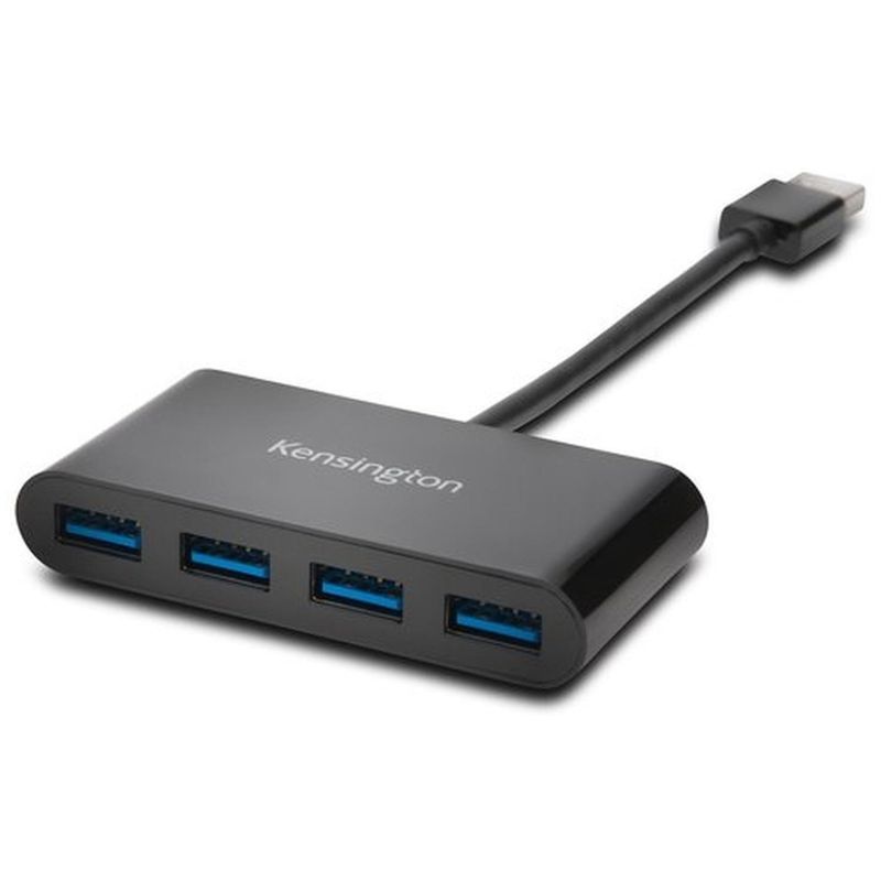 KENSINGTON - USB Hub Kensington UH4000 4 puertos Negro