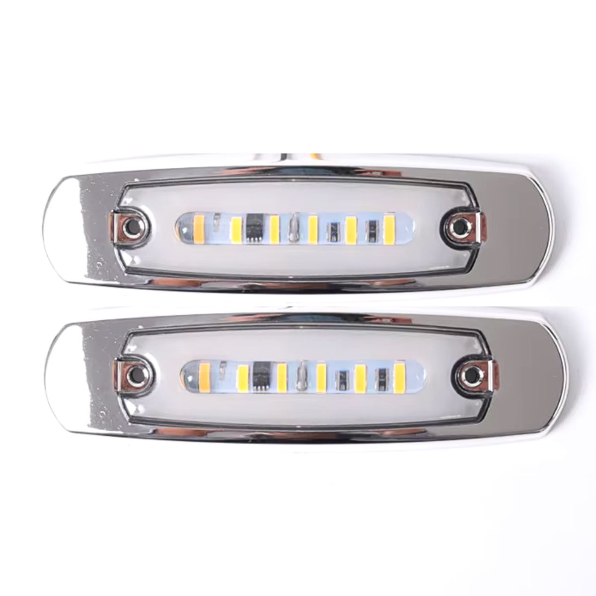 GENERICO - Par Foco Luz Lateral Led Multi-volts 1224v Luz Blanca