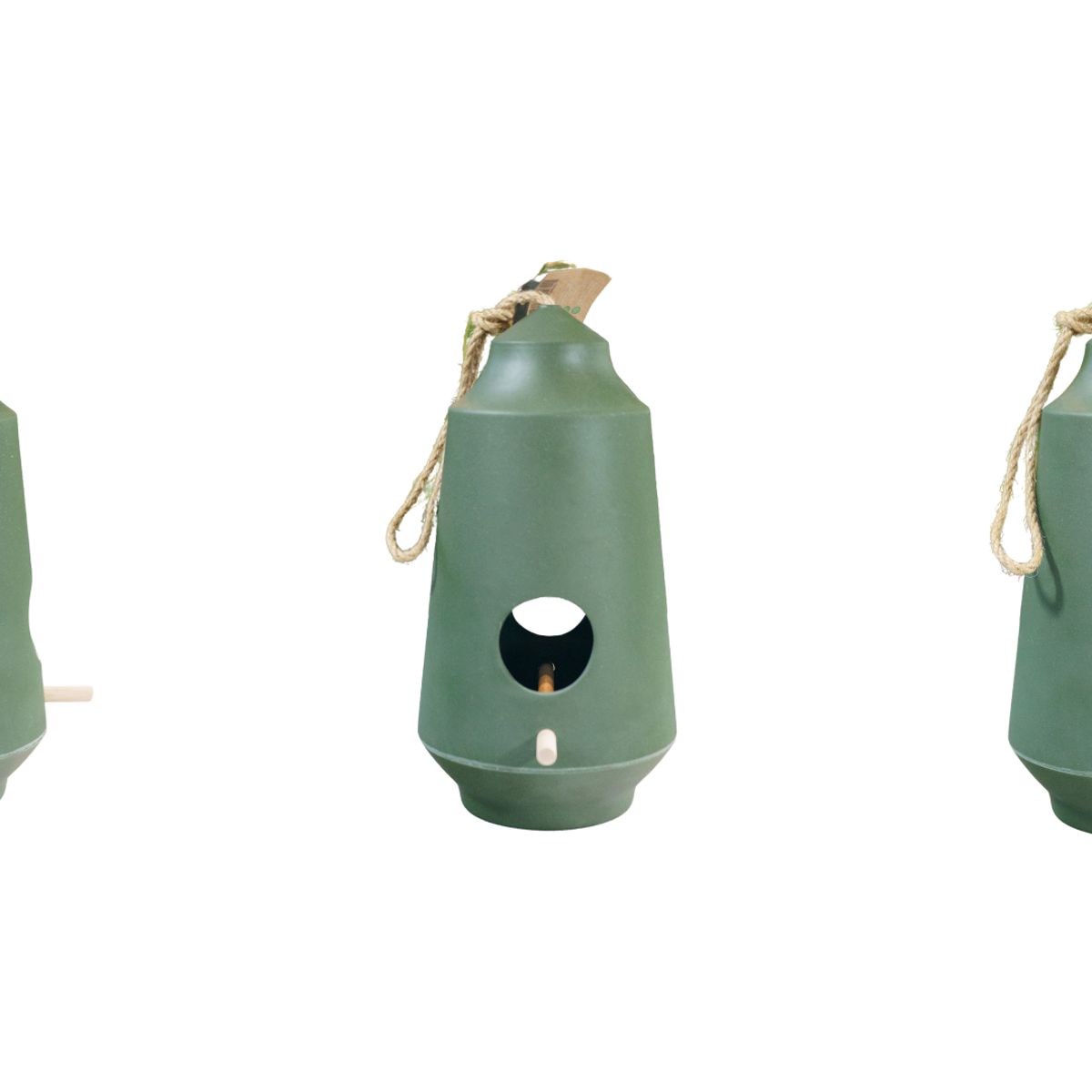 GENERICO - Casa Nido para Pájaros Rectángulo Ecológica Plantme